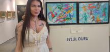 Eylül Duru eserleriyle Gazze’deki soykırıma hayır diyor
