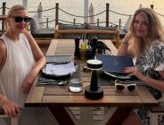 Zeynep Mansur ve Şebnem Özinal Tatil İçin Kalkan’ı Tercih Etti