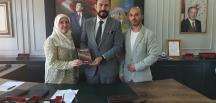 Yazar Saime Fındıkçı ve Mavi Kuş Medya Yayıncılıktan Osmaniye Protokolüne Ziyaret