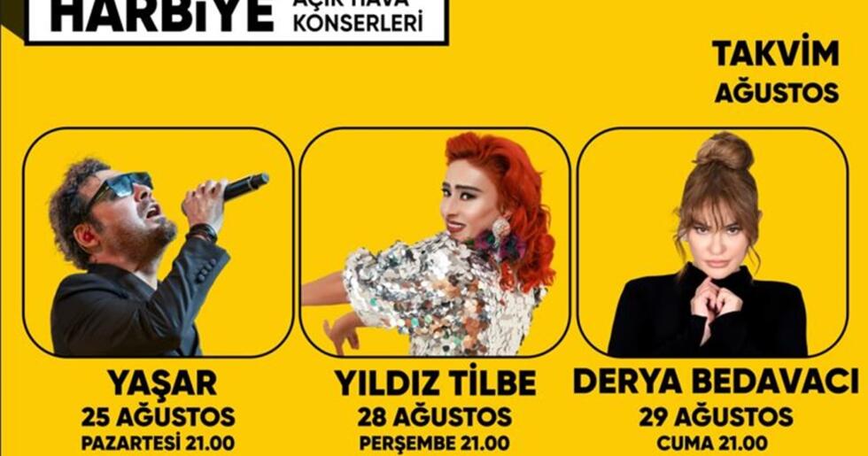 Yaz Bitse de Harbiye’de Konserler Devam Ediyor!