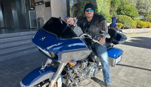 Hollywood yıldızı motorla Türkiye turunda