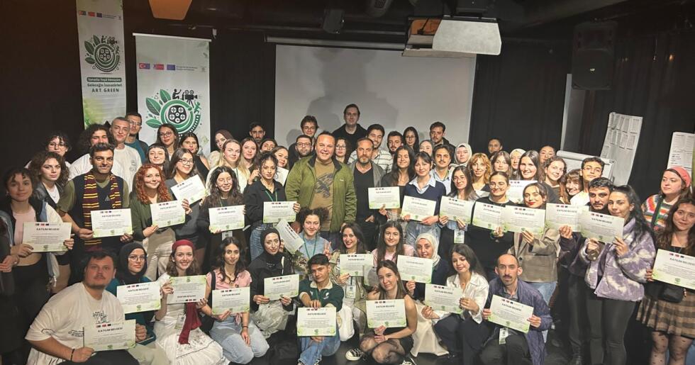 FİLM-SAN VAKFI ART GREEN Projesi Tamamlandı: Gençler Sanat ve Yeşil Dönüşüm İçin İstanbul’da Buluştu