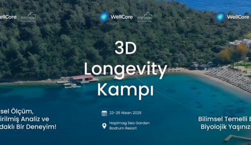 “Wellcore 3D Longevity Kampı: Sağlıklı Uzun Bir Ömür İçin, 23-26 Nisan’da Hapimag, Bodrum’da!” 