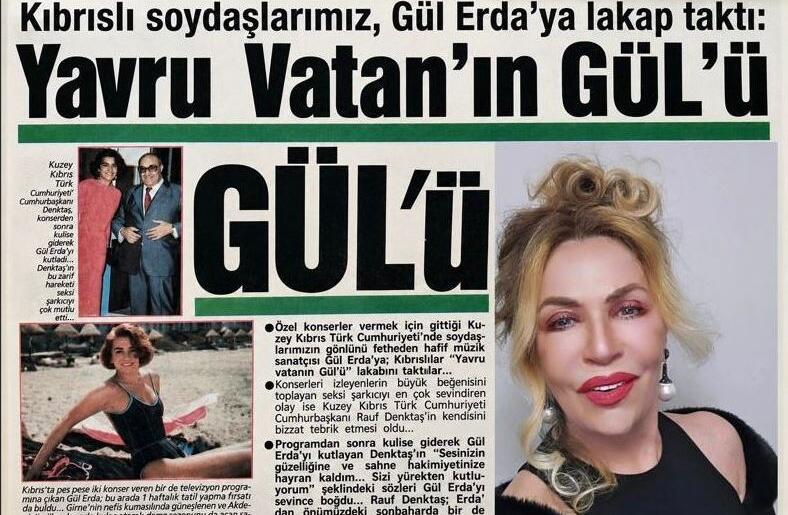 “Mor Hicranlar” ile Milyonlara Ulaştı… “Yavru Vatan’ın Gülü” Gül Erda Kıbrıs Sahnesine Geri Dönüyor