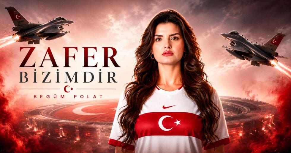 MİLLİ TAKIM MARŞI YAZAN İLK KADIN SANATÇI BEGÜM POLAT’TAN “ZAFER BİZİMDİR” MARŞI
