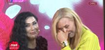 Canlı yayında gözyaşlarını tutamadı