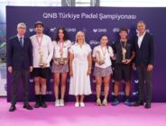 QNB TÜRKİYE PADEL ŞAMPİYONASI’NDA  KAZANANLAR BELLİ OLDU