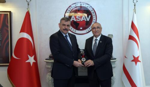 İÇİŞLERİ BAKANI SAYIN MUSTAFA ÇİFTÇİ AVRASYA STRATEJİK ARAŞTIRMALAR VAKFI’NI (ASAV) ZİYARET ETTİ