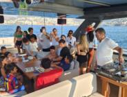 Atlas Celal Aras 12. Yaşını Bodrum’da Teknede Kutladı. .