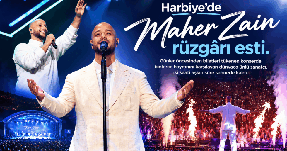  Dünya Starı Maher Zain Harbiye’deydi