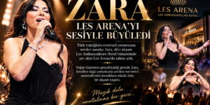 Zara, Les Arena’yı sesiyle büyüledi