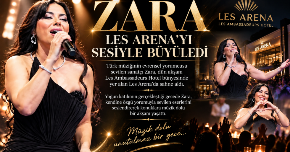 Zara, Les Arena’yı sesiyle büyüledi