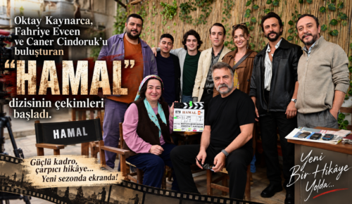 Oktay Kaynarca, Fahriye Evcen ve Caner Cindoruk’u buluşturan “Hamal” dizisinin çekimleri başladı.
