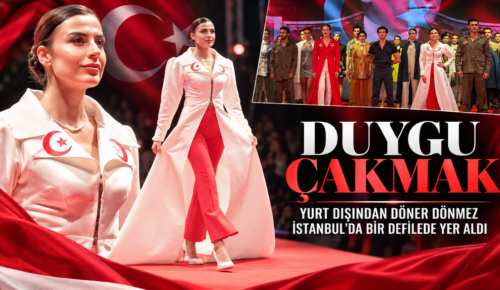 DUYGU ÇAKMAK YURT DIŞINDAN DÖNDÜ, PODYUMA DAMGASINI VURDU!