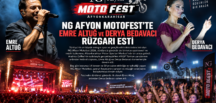 NG AFYON MOTOFEST’TE EMRE ALTUĞ VE DERYA BEDAVACI RÜZGARI ESTİ