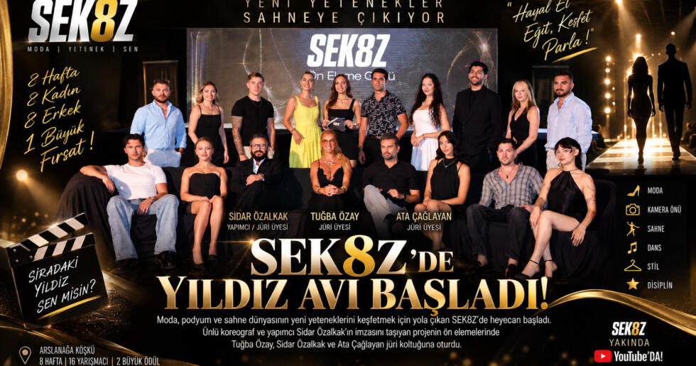 SEK8Z’de Yıldız Avı Başladı! Tuğba Özay,Sidar Özalkak ve Ata Çağlayan Yeni Yetenekleri Seçti