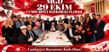 Magazin Gazetecileri Derneği MGD’de 29 Ekim kutlaması