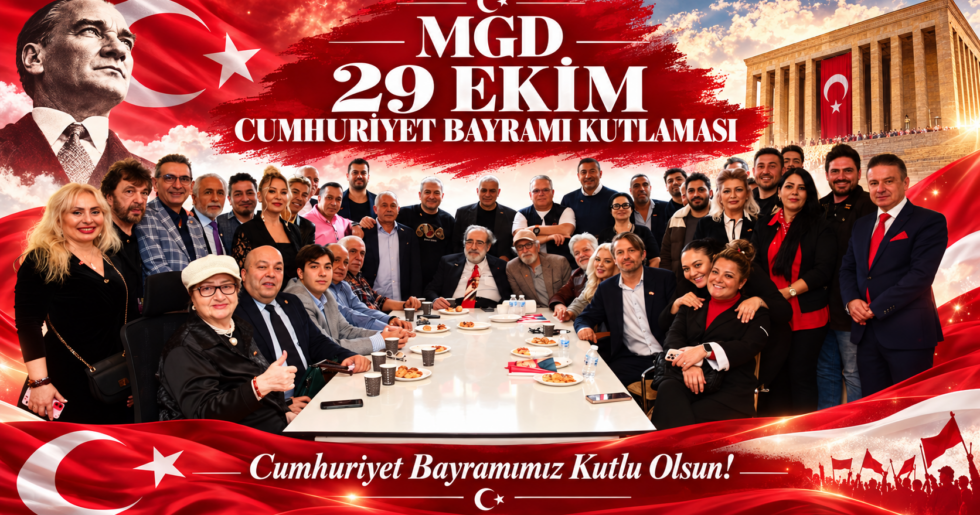 Magazin Gazetecileri Derneği MGD’de 29 Ekim kutlaması