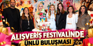 ALIŞVERİŞ FESTİVALİNDE ÜNLÜ BULUŞMASI