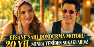 EFSANE SARI DONDURMA MOTORU 20 YIL SONRA YENİDEN SOKAKLARDA!