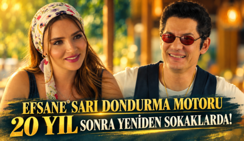 EFSANE SARI DONDURMA MOTORU 20 YIL SONRA YENİDEN SOKAKLARDA!