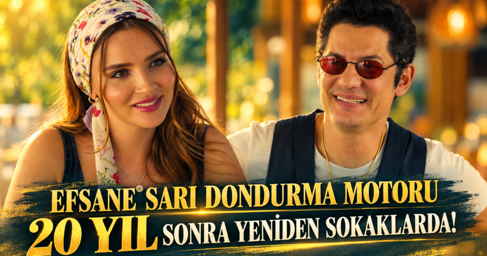 EFSANE SARI DONDURMA MOTORU 20 YIL SONRA YENİDEN SOKAKLARDA!