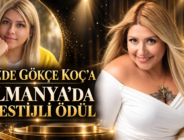 GÖZDE GÖKÇE KOÇ’A ALMANYA’DA PRESTİJLİ ÖDÜL