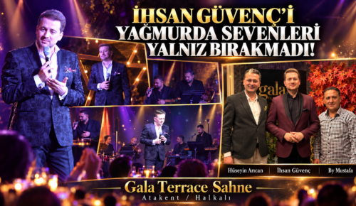 İHSAN GÜVENÇ’İ YAĞMURDA SEVENLERİ YALNIZ BIRAKMADI!
