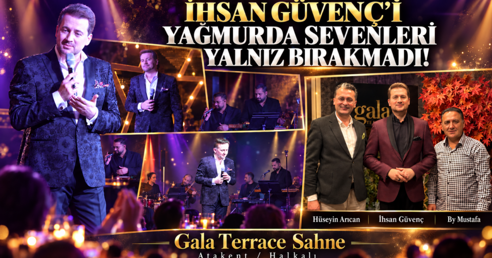 İHSAN GÜVENÇ’İ YAĞMURDA SEVENLERİ YALNIZ BIRAKMADI!