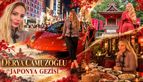 DERYA CAMUZOĞLU JAPONYA’DAN DÖNDÜ: ROTASINDA MODA VE KENDİ ÜRÜNLERİ VARDI!