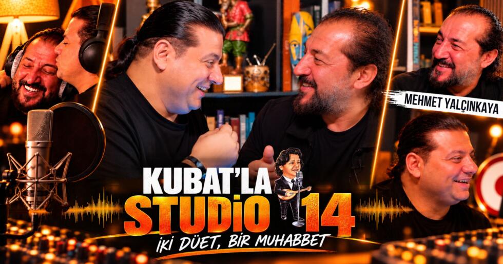 MEHMET ŞEF MUTFAKTAN ÇIKTI, MİKROFONU KAPTI! “KUBAT’LA STUDIO14”ÜN KONUĞU OLDU!