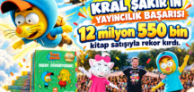 12 milyon 550 bin kitap satışıyla rekor kırdı.