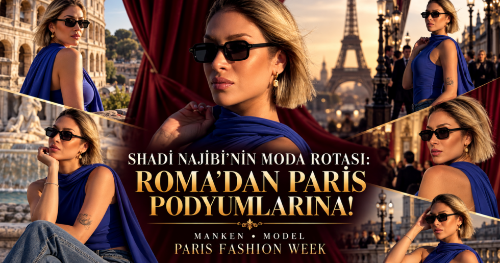 SHADİ NAJİBİ’NİN MODA ROTASI: ROMA’DAN PARİS PODYUMLARINA!