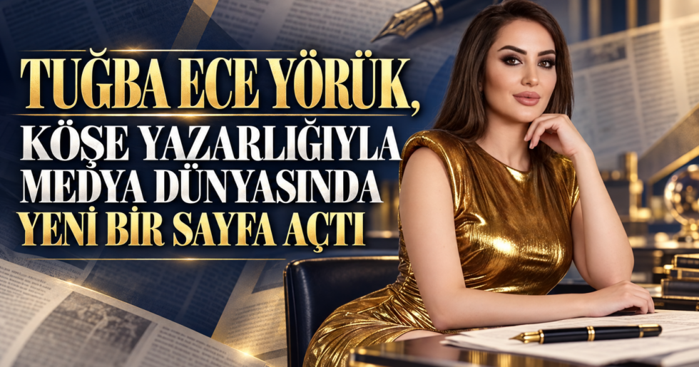 TUĞBA ECE YÖRÜK, KÖŞE YAZARLIĞIYLA MEDYA DÜNYASINDA YENİ BİR SAYFA AÇTI